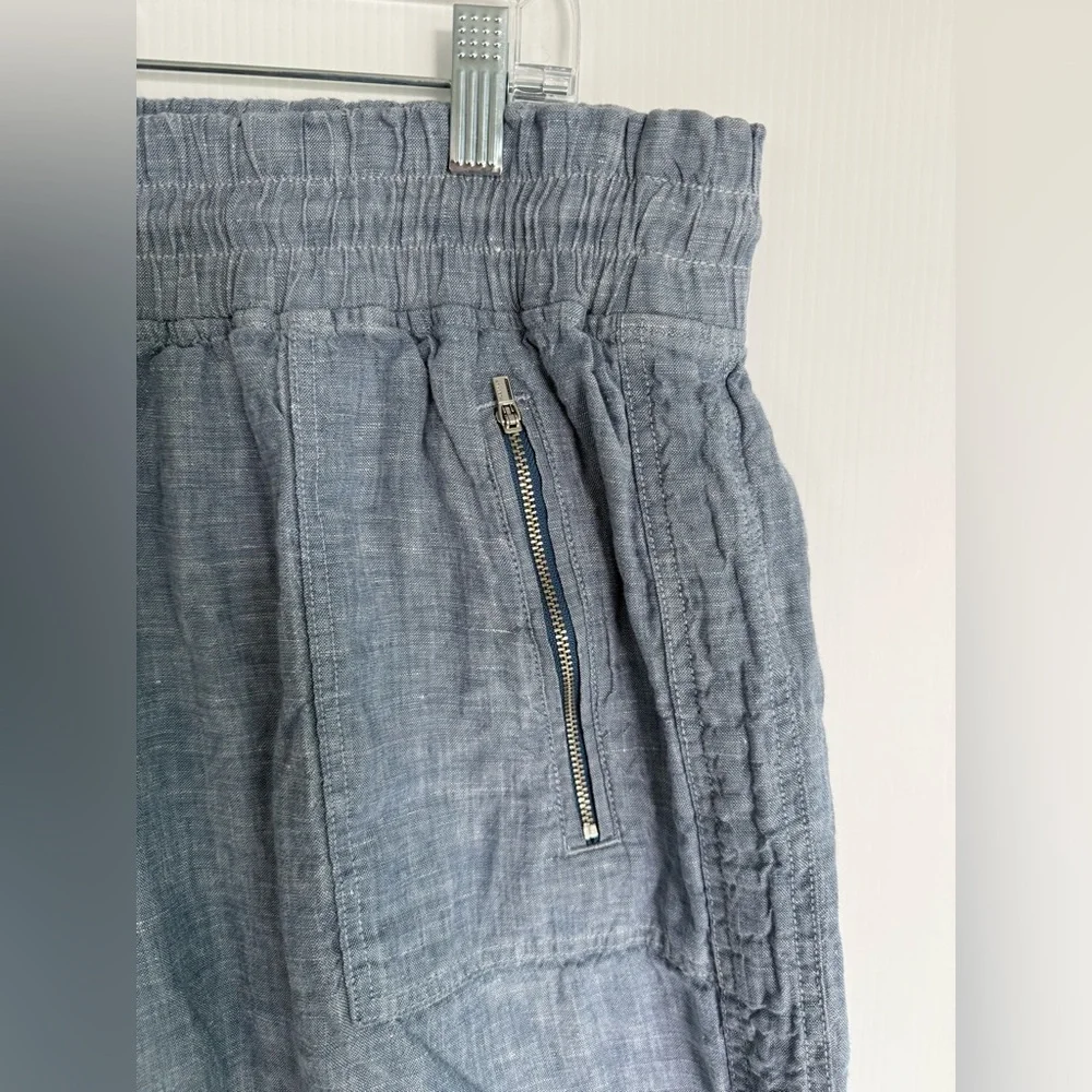 ATHLETA Blue Linen Pants - Picture 5 of 8